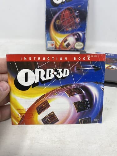 ORB-3D (Nintendo Entertainment System, 1990) GAME+BOX+MANUAL — photo 8