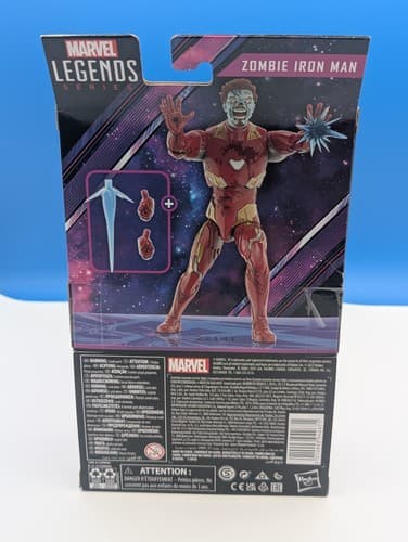 Marvel Legends What If? ZOMBIE IRON MAN 6" Action Figure Khonshu BAF Wave NEW — photo 2