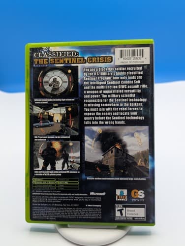 Classified: The Sentinel Crisis (Microsoft Xbox, 2006) With Manual Tested — photo 2