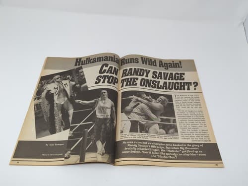 The Wrestler April 1989 Magazine Hulk Hogan Kerry Von Erich WWF PWI — photo 3