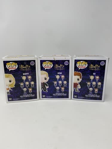 Funko Pop! Buffy the Vampire Slayer Spike #124 Buffy #121 Oz #127 Original New — photo 6