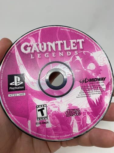 Gauntlet Legends Sony PlayStation 1 PS1 2000 Video Game DISC ONLY Action RPG — photo 2