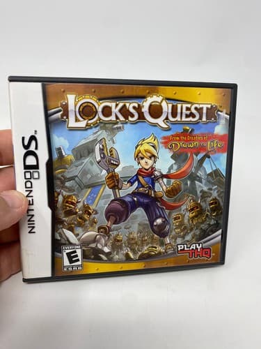 Locks Quest - Nintendo DS CIB Complete Tested Handheld Cartridge Case & Manual