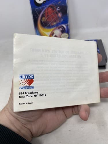 ORB-3D (Nintendo Entertainment System, 1990) GAME+BOX+MANUAL — photo 9