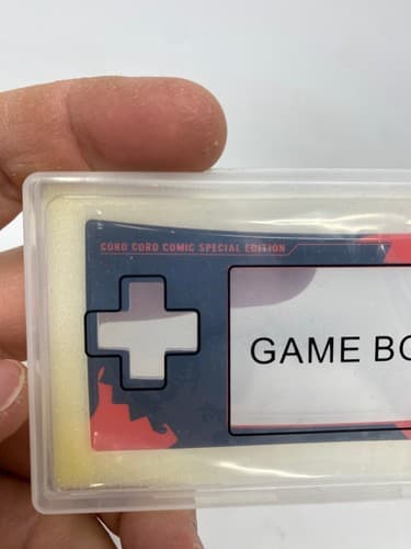 Game Boy Micro CoroCoro Comic Style Replacement Faceplate Red Black w/ Case — photo 2