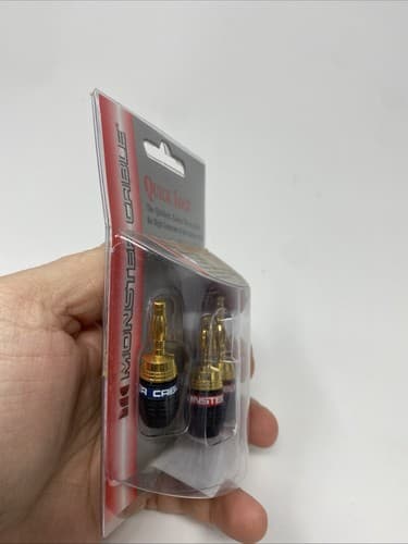 Quick Lock Monster Cable MONSTER TIP 4 Pack 158471 gold contact — photo 4