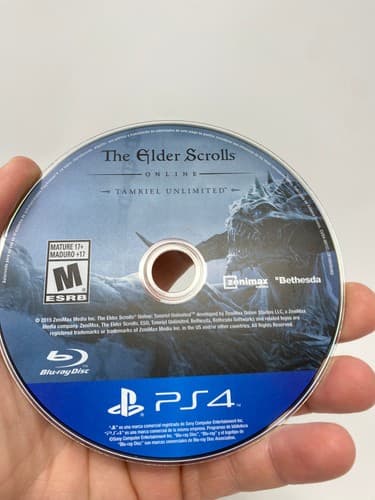 The Elder Scrolls Online: Tamriel Unlimited (PlayStation 4 PS4) Disc Only Tested — photo 3