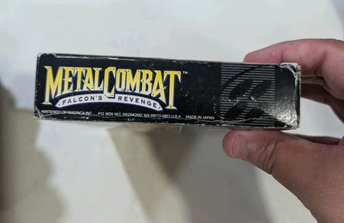 Metal Combat Falcom's Revenge SNES Box, Manual, Inserts - No Game — photo 5