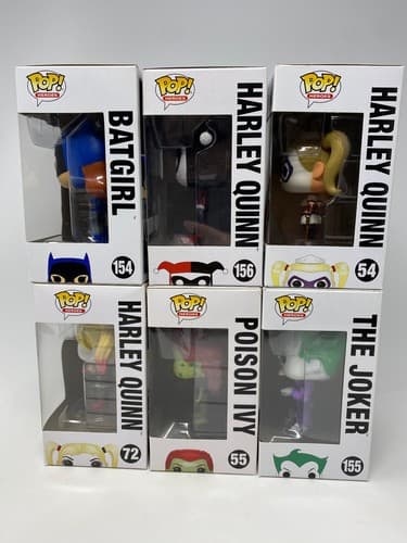 Funko Pop! DC Batman Vinyl Figures Lot of 6 - The Joker Harley Quinn Batgirl — photo 9