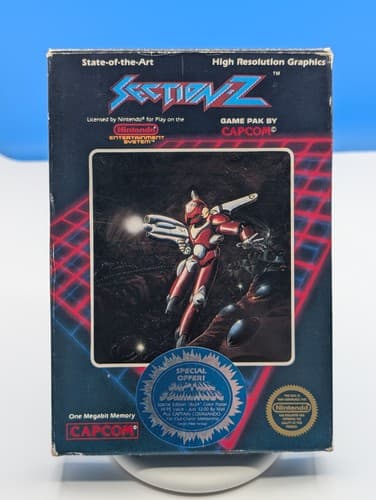 Section Z (NES) CIB Complete In Box With Manual, 5 Screw Hangtab — photo 2
