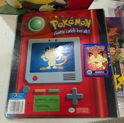 Lot of 3 Pokemon Original 1998 Nintendo Cars Binders — photo 7
