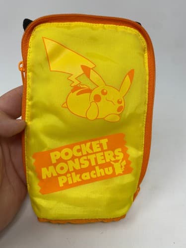 Pikachu Yellow Carrying Pouch 2008 Pokemon Center Limited