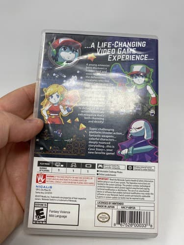 Cave Story+ Plus Nintendo Switch Game Cartridge Case & Instruction Booklet USA — photo 9