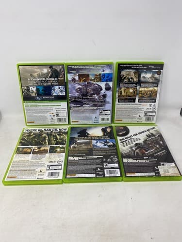 Xbox 360 Call Of Duty Battlefield Medal Of Honor Sniper Elite 6 Games MW2 Ghosts — photo 2