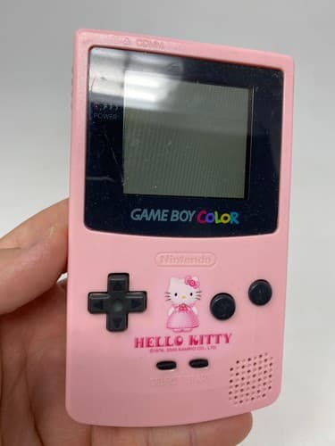 Excellent GAMEBOY Color Hello Kitty Pink Handheld Console Tested Working — photo 2