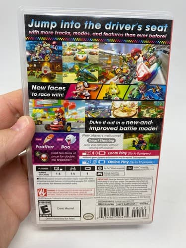Mario Cart 8 Deluxe Nintendo Switch Game Cartridge with Case Complete Tested — photo 5
