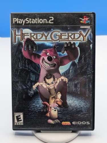 Herdy Gerdy (Sony PlayStation 2) PS2 Manual, Game Disc and Case Tested