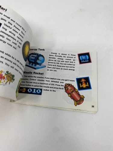 Metroid Nintendo NES Video Game Instruction Manual Booklet Only - English — photo 6