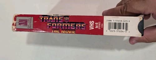 TRANSFORMERS THE MOVIE VHS F.H.E. VIDEO PETER CULLEN LEONARD MIMOY 80'S ANIME — photo 4