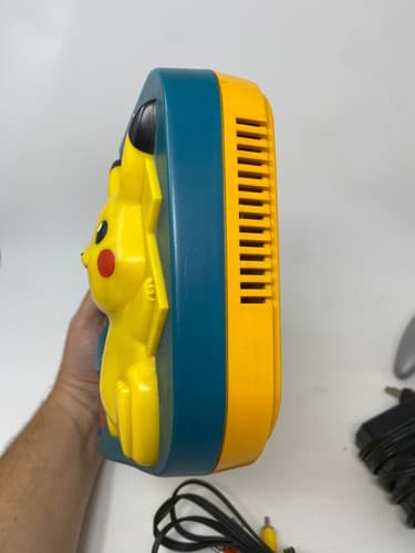 Nintendo 64 Pikachu Torquoise Console Gray Controller Region Free Tested Pokemon — photo 9