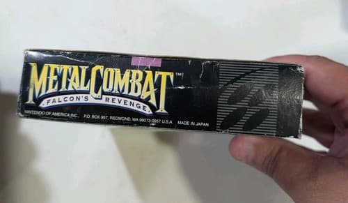 Metal Combat Falcom's Revenge SNES Box, Manual, Inserts - No Game — photo 6