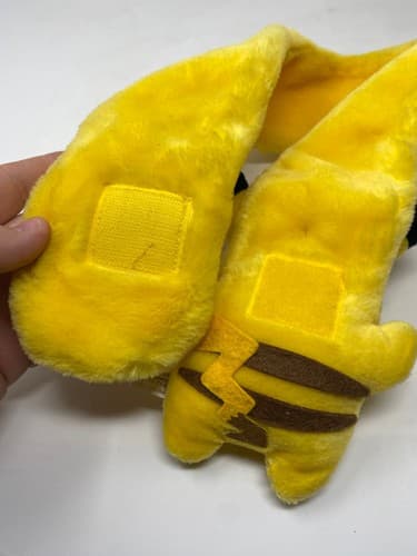 Pikachu Fat Pokemon Scarf Fuzzy Plush 6" Stuffed Toy Doll Japan Tomy — photo 9
