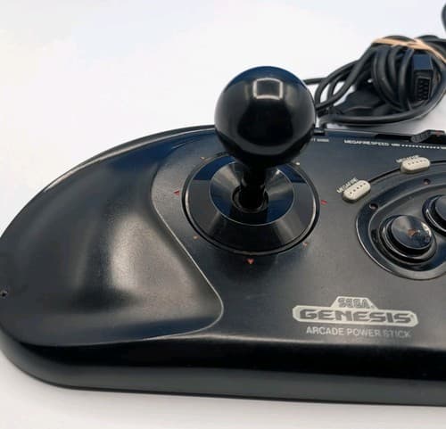 SEGA GENESIS 3-BUTTON ARCADE POWER STICK CONTROLLER Model #1655 TESTED WORKS — photo 2