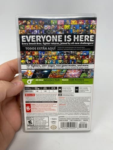 Super Smash Bros Ultimate Nintendo Switch Game Cartridge & Case USA — photo 5