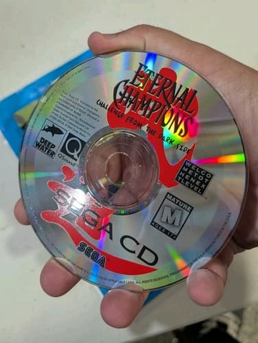 Eternal Champions Sega CD Game And Manual Only, No Case/Back Art, Tested — photo 5