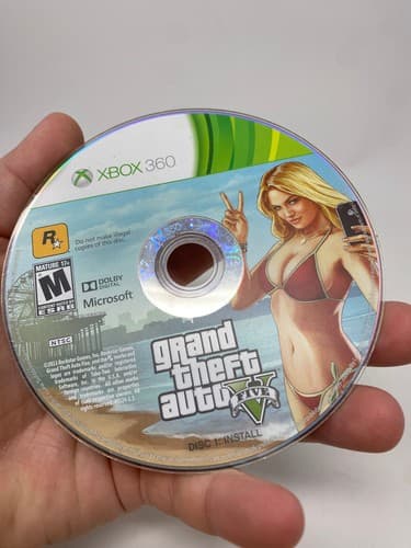 Grand Theft Auto V Installation DISC ONLY Microsoft Xbox 360 — photo 3