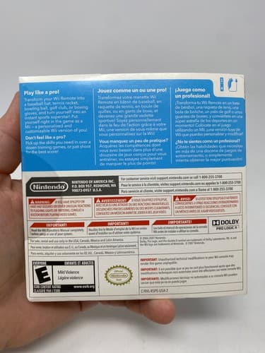 Nintendo Wii Sports Nintendo Wii Game Disc w/ Cardboard Sleeve FACTORY SEALED — photo 9