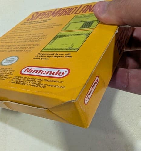 Super Mario Land Complete In Box CIB Green Screens Nintendo Game Boy — photo 7