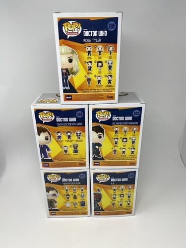 Lot of 5 Funko Pop Doctor Who Rose 295 Jack 302 K-9 300 Tenth 233 355 Exclusives — photo 9
