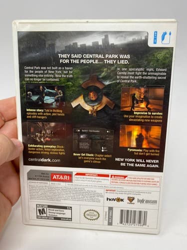 Alone in the Dark (Wii, 2008) Disc & Case No Manual Included Tested Working — photo 5