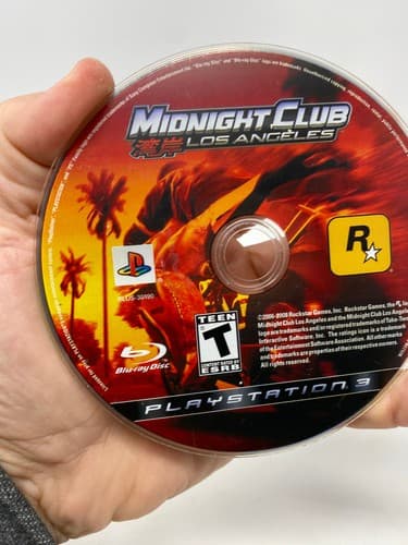 Midnight Club: Los Angeles (Playstation 3, PS3) - Disc Only FAST SHIPPING