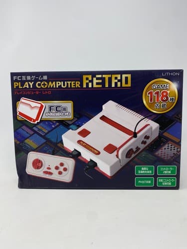 Play Computer Retro FC Famicom Compatible Console Built-in 118 Games Boxed NEW