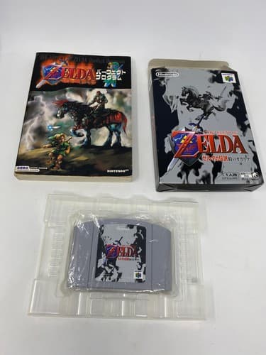 The Legend of Zelda Ocarina of Time Japanese Version Nintendo N64 CIB w/ Guide — photo 8
