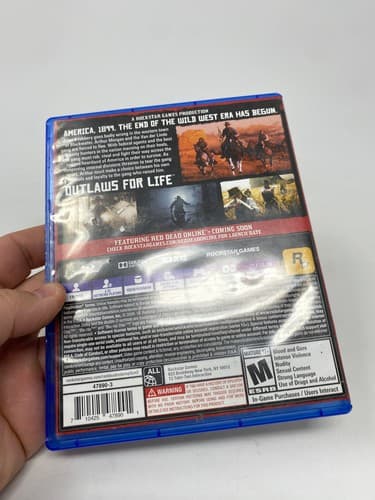 Red Dead Redemption 2 (PlayStation 4 PS4) Complete w Map Tested Rockstar Western — photo 9