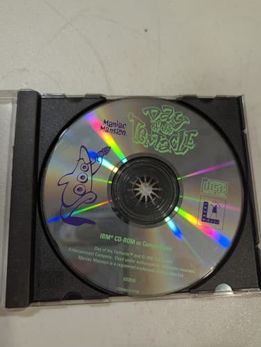 Maniac Mansion Day of the Tentacle PC CD-ROM Game by LucasArts 1993, Disc Only