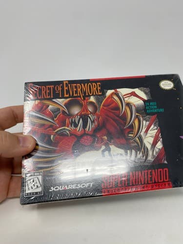 Secret of Evermore SNES Super Nintendo Factory Sealed Brand New V-Seam — photo 3