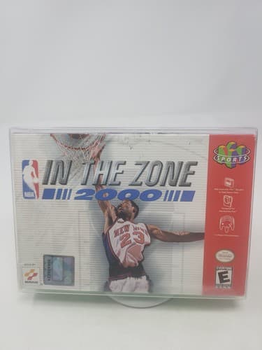 NBA in the Zone 2000 N64 - Authentic Complete In Box CIB - Reg Card Rare