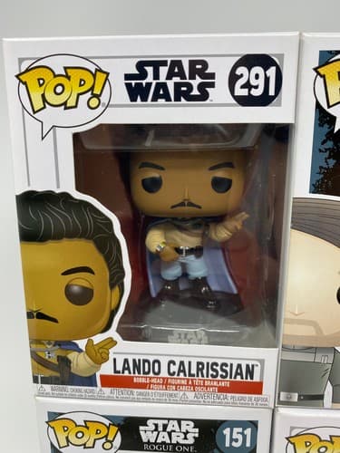 Funko Pop! Star Wars Vinyl Figures Lot of 6 - Jyn Erso Lando Calrissian — photo 2