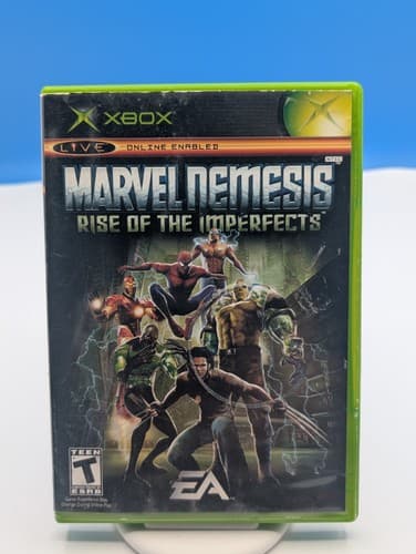 Marvel Nemesis: Rise of the Imperfects (Microsoft Xbox, 2005) CIB Complete
