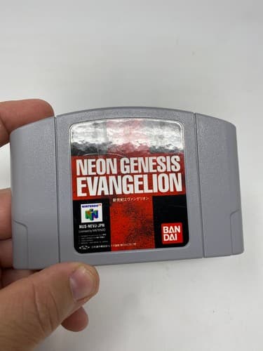 USED Nintendo 64 Neon Genesis Evangelion BANDAI JAPAN Cart Only Tested — photo 2