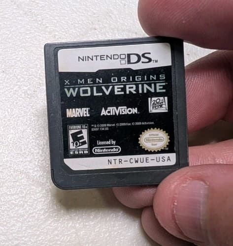 X-Men Origins: Wolverine (Nintendo DS, 2009) Cartridge Only