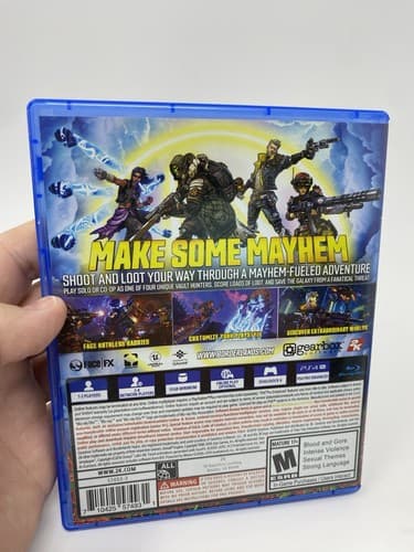 Borderlands 3 PlayStation 4 Game & Case PS4 Authentic Tested — photo 2