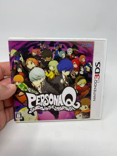 Persona Q Shadow Of The labyrinth Nintendo 3DS RPG Boxed Manual Japan import