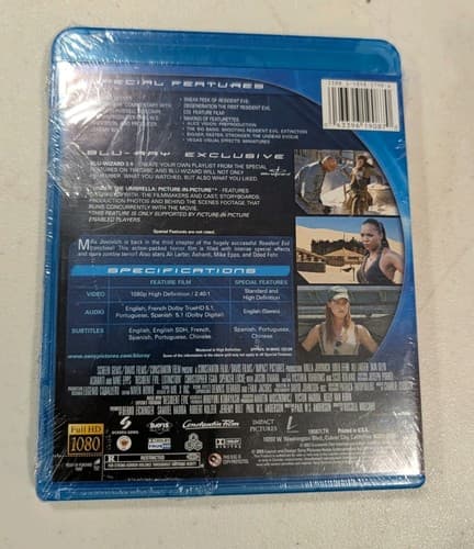 Lot Of 3 Resident Evil Blu Ray Movies, 2 New - Extinction, Apocalypse — photo 6