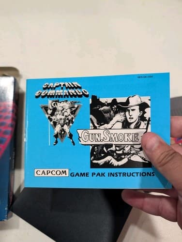 Gun.Smoke Nintendo NES Complete In Box Capcom Authentic Vintage — photo 8