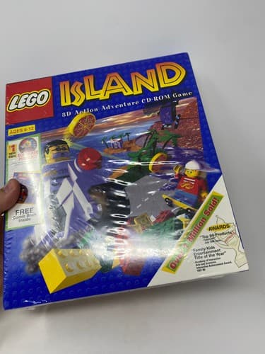 LEGO Island 3D Action Adventure CD-ROM Game NOS INFOMANICA MINI -FIGURE HTF — photo 4
